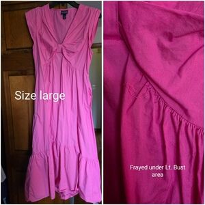 Pink Sleeveless Dress - Size Large